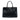 Black Prada Medium Saffiano Lux Galleria Double Zip Satchel