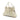 White Fendi Large Leather Etniko Du Jour Handbag