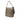 Gold LOEWE Small Metallic Leather Anagram Maia Satchel