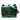 Green Fendi Small Leather Scalloped Kan I Crossbody