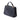 Black Chanel Chevron Sheepskin Stitched Chain Top Handle Flap Satchel