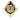 Gold Chanel Gold Plated CC Diamond Brooch