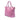 Pink Gucci Metallic Guccissima Heart Bit Satchel