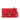 Red Gucci Leather Interlocking G Dollar Wallet on Chain - Designer Revival
