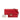 Red Gucci Leather Interlocking G Dollar Wallet on Chain - Designer Revival