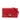 Red Gucci Leather Interlocking G Dollar Wallet on Chain - Designer Revival