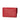 Red Gucci Leather Interlocking G Dollar Wallet on Chain - Designer Revival