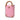 Pink Gucci Mini Calfskin Bamboo Top Handle Bag Satchel
