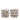 Silver Chanel CC Brass Strass Floral Push Back Earrings