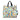 White Fendi Sarah Coleman Leather Vertigo Shopper Tote Satchel