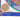 Blue Hermès Feux D Artifice Carre Silk Handkerchief