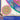 Blue Hermès Feux D Artifice Carre Silk Handkerchief
