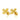 Gold Chanel CC Gold Plated Cross Clip On Earrings