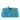Blue Fendi Nappa Peekaboo Click Clutch On Strap Crossbody Bag