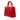 Red Dior Medium Lambskin Cannage Lady Dior Satchel