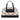 Beige Burberry Nova Check Canvas Handbag