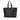Black Fendi Embossed Leather Logo Tote - Designer Revival