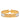 Gold Hermès Narrow Enamel Clic H Bracelet PM