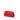 Red Chanel CC Caviar Cosmetic Pouch