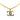 Gold Chanel Gold Plated CC Pendant Necklace