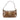 Brown Fendi Zucchino Crystal Double Flap Shoulder Bag