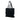 Black Fendi Canvas Logo Patch Tote