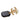 Gold Chanel CC Gold Plated Strass and Resin No 5 Drop Push Back Earrings