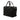 Black Chanel Old Travel Line Nylon Handbag