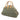 Green Dior Diorissimo Canvas Double Saddle Bowler Bag Handbag