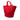 Red Prada Canvas Canapa Logo Tote Satchel