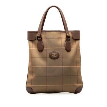 Brown Burberry Vintage Check Tote