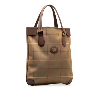 Brown Burberry Vintage Check Tote