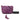 Purple LOEWE Nappa Anagram Tassel Crossbody - Designer Revival