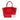 Red Prada Small Glace Calf Twin Pocket Satchel - Designer Revival