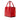 Red Prada Small Glace Calf Twin Pocket Satchel - Designer Revival