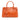 Orange Prada Small Saffiano Lux Galleria Double Zip Satchel