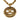 Gold Chanel CC Gold Plated Medallion Sunburst Pendant Necklace