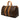 Brown Louis Vuitton Monogram Keepall 45 Travel Bag