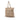 Beige Chanel Perforated Suede Fringe Tote