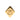 Gold Chanel CC Gold Plated Rhombus Brooch