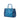 Blue Prada Large Bicolor Saffiano Lux Galleria Double Zip Satchel