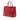 Red Prada Medium Saffiano Cuir Double Satchel