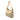 Beige Fendi Zucchino Canvas Shoulder Bag