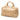 Gold LOEWE Metallic Leather Amazona 28 Handbag