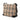 Beige Burberry House Check Canvas Flap Crossbody