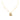 Gold Chanel Gold Plated CC Quilted Pendant Necklace - Designer Revival