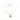 Gold Chanel Gold Plated CC Quilted Pendant Necklace - Designer Revival