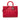 Red Dior Large Lambskin Cannage Lady Dior Satchel