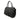Black Gucci Large GG Nylon Abbey D Ring Tote