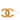 Gold Chanel CC Gold Plated Strass Brooch